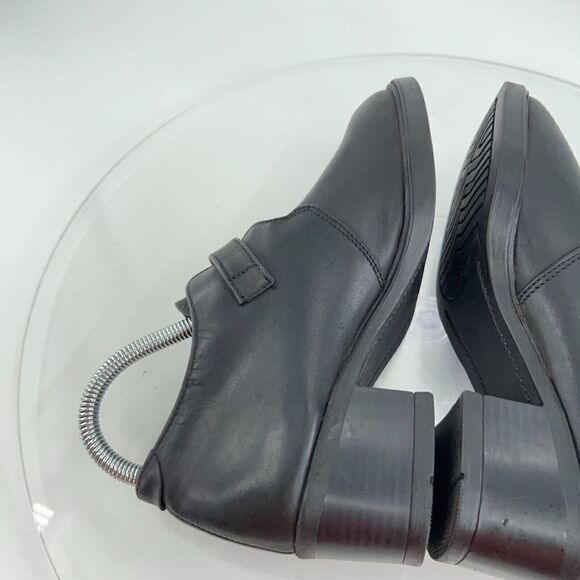 Naot Ankle Booties Women's 6 37 Black Leather Monk Strap Shoes Heels Comfort - Picture 9 of 14